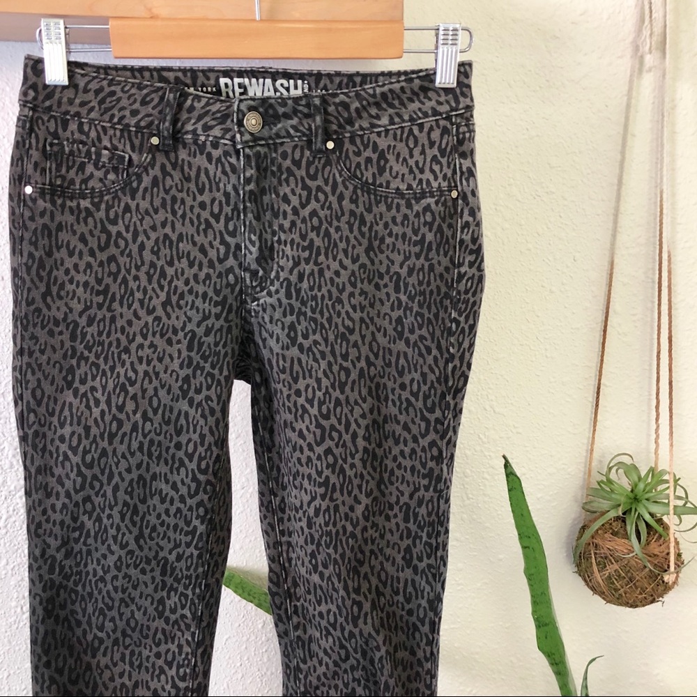 Rewash Leopard skinny jean